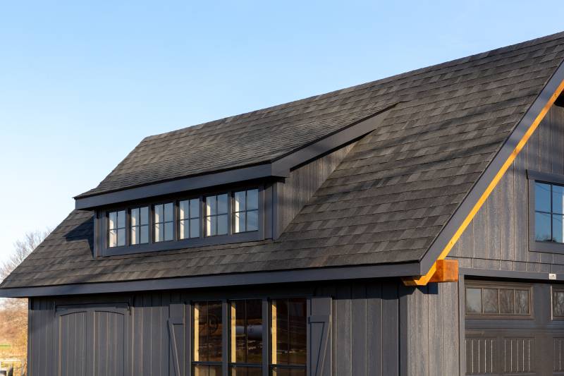 A Closeup of the 6-Pane Farmhouse Dormer