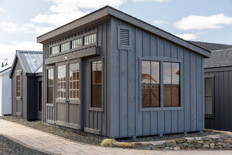 10' x 16' Classic Studio • Pine Board & Batten Siding