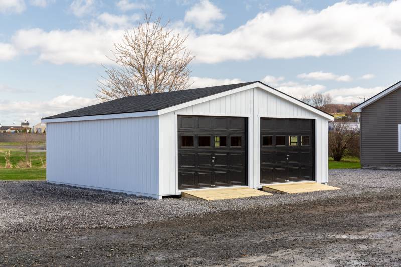 White Duratemp Siding • 3.5-12 Roof Pitch