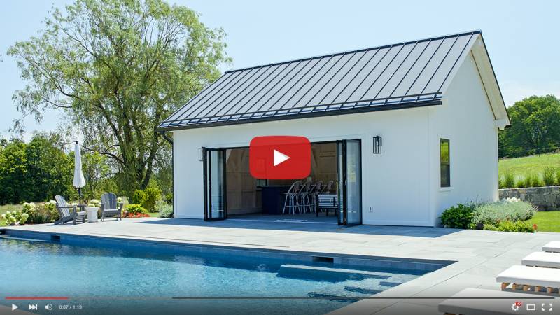 20' x 28' Montauk Pool House