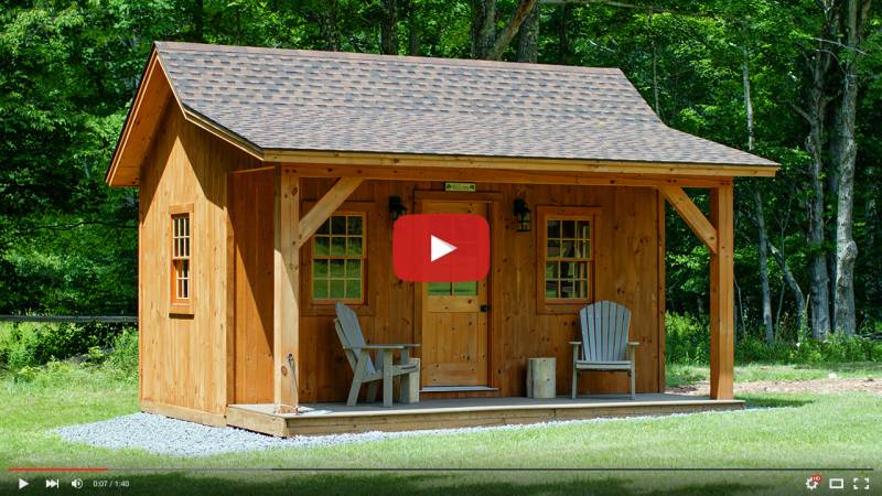 10' x 18' Trapper’s Cabin, Catskills, NY
