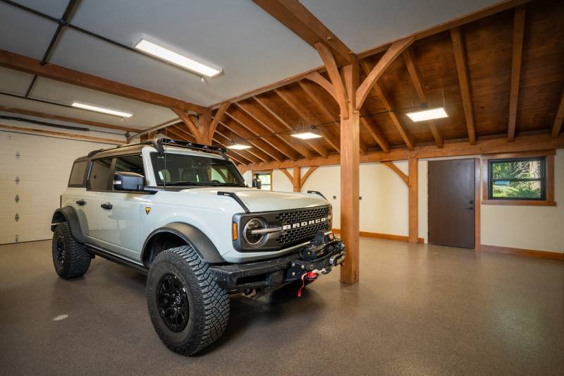 44' x 60' Riverton Monitor Barn • First Floor Garage