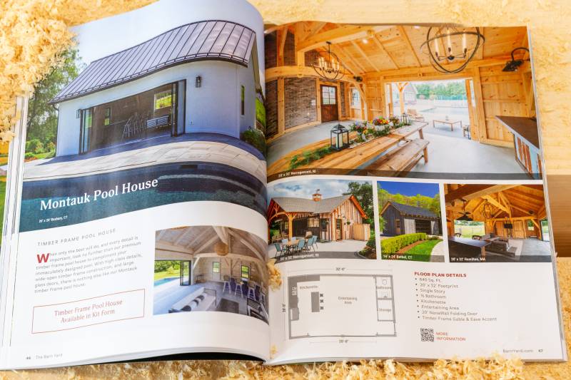 Montauk Timber Frame Pool House
