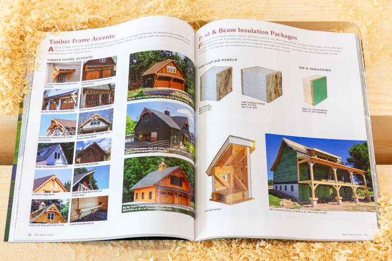 Timber Frame Accents and Post & Beam Insulation Packages