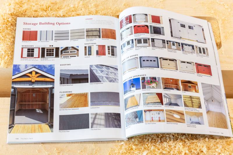Storage Building Options: Siding, Windows, Doors, and More