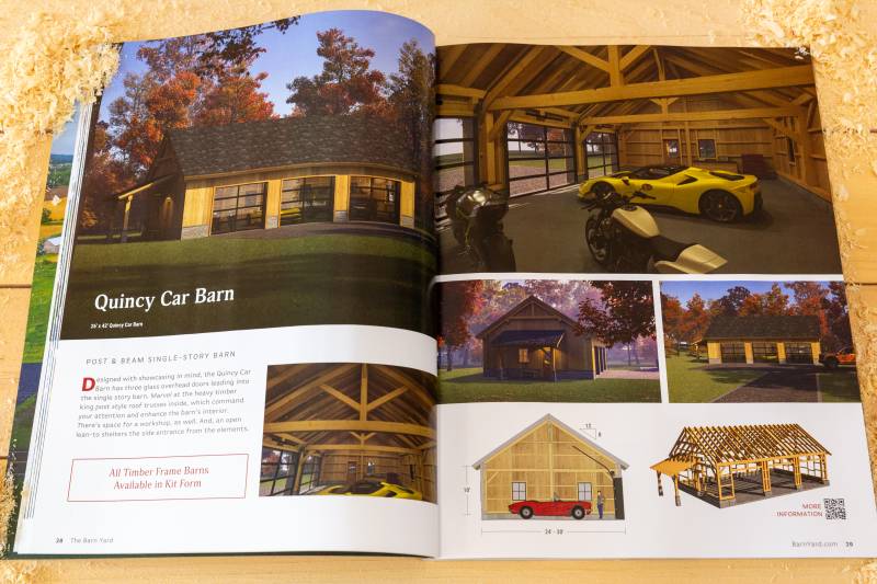 Quincy Car Barn • Timber Frame Barn • Post & Beam