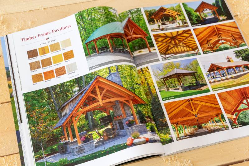 Timber Frame Pavilion Gallery • Post & Beam Pavilion