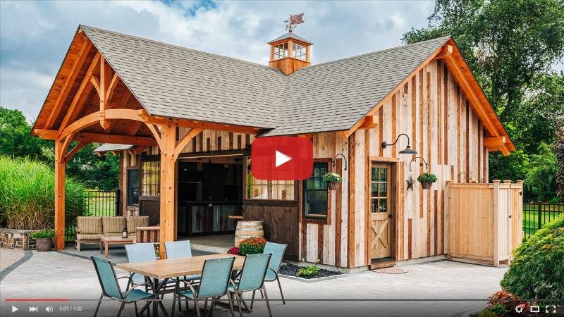 Montauk Pool House in Rhode Island