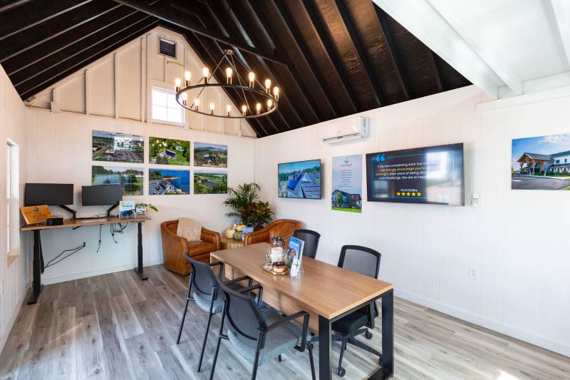 LP Interior Wall Finish • Luxury Plank Flooring • Spray Foam Insulated Floor & Walls