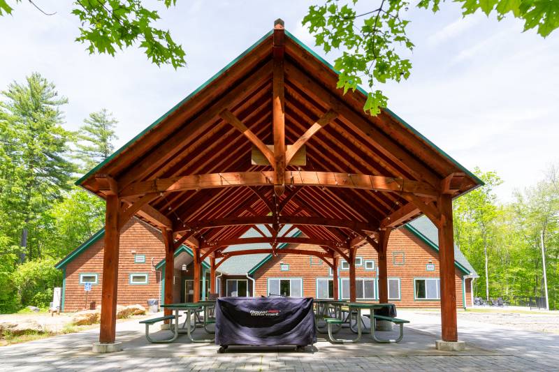10-12 Roof Pitch • Post & Beam Pavilion timber frame