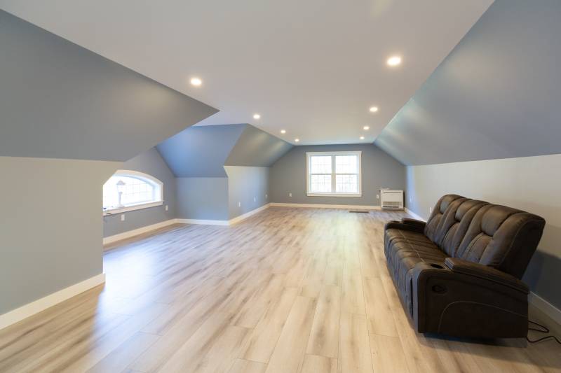 28' x 36' Newport Garage second floor loft
