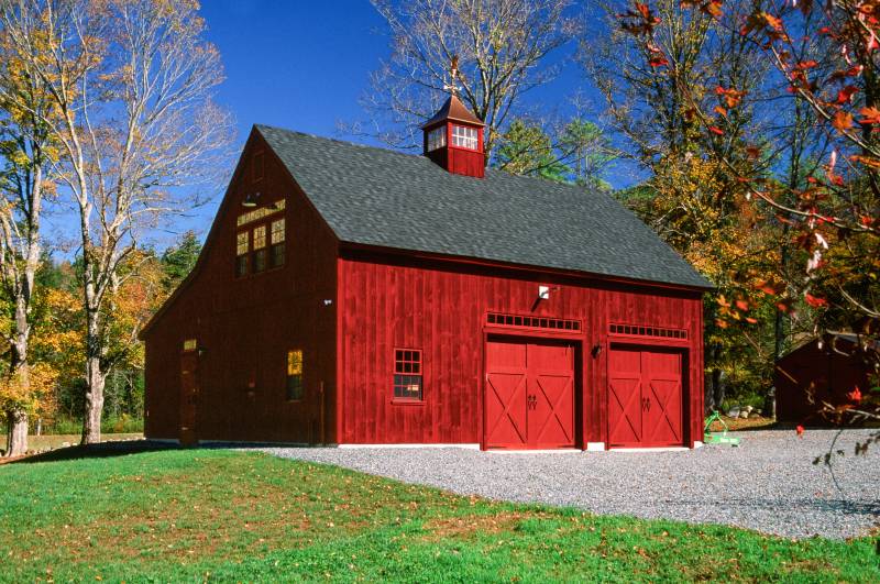Timeless and Classic New England Post & Beam Barn
