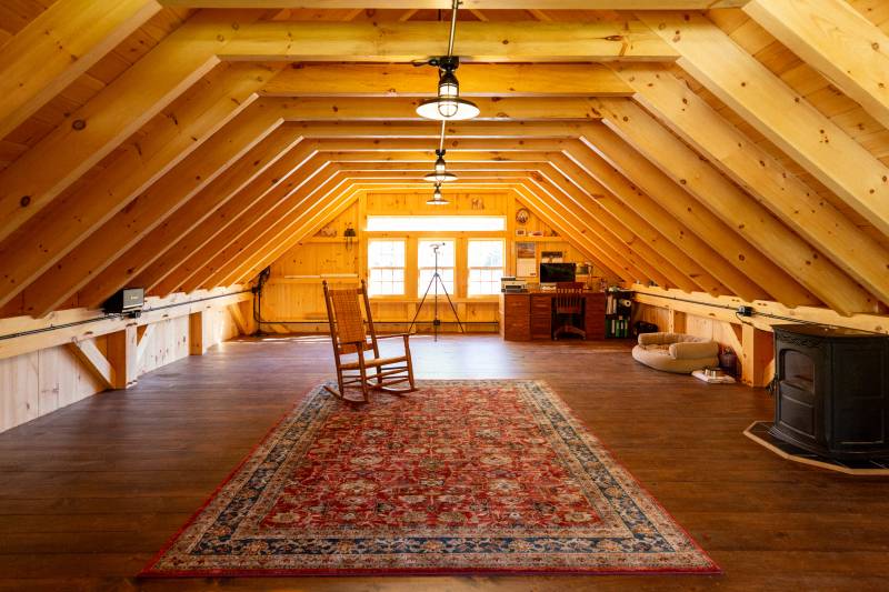 34' x 34' Lenox Carriage Barn Second Floor Loft