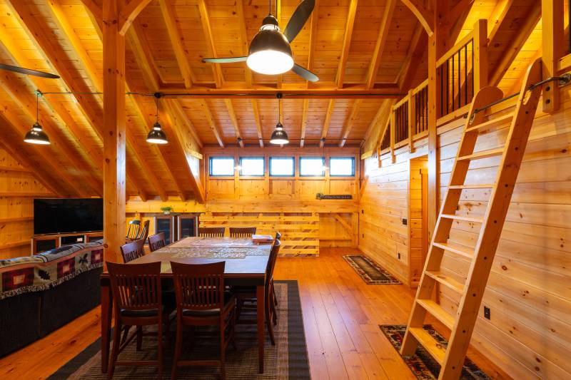 The 16' dormer lets in plenty of light & provides extra head room