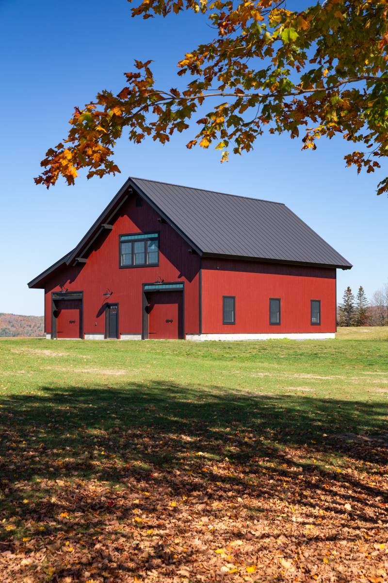 Picturesque Barn in the Vermont Mountains