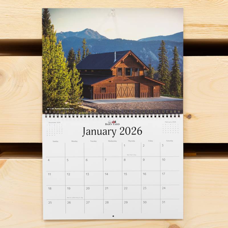 The Barn Yard 2026 Calendar • January