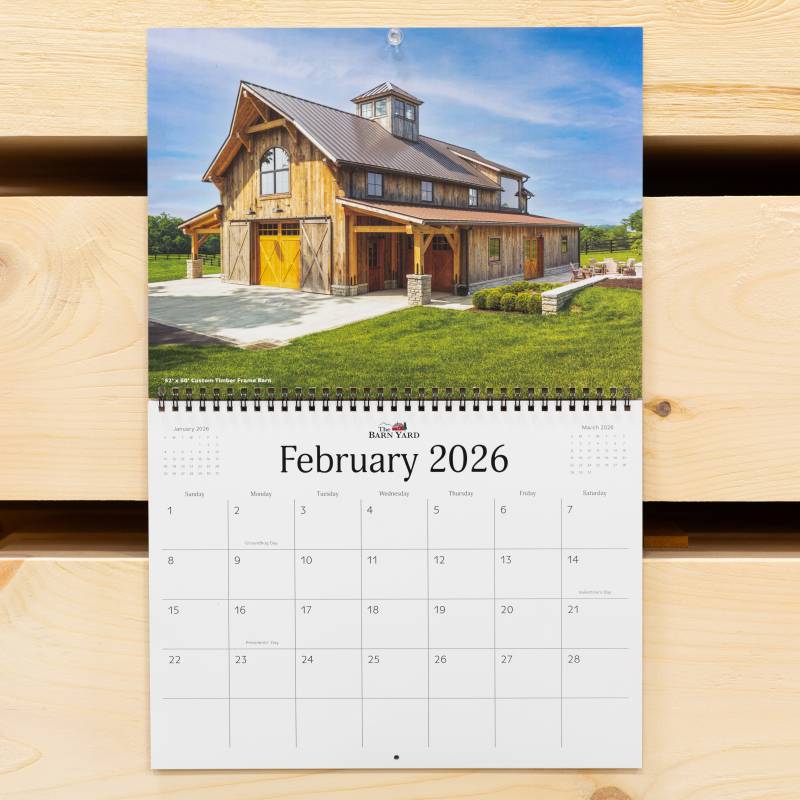 The Barn Yard 2026 Calendar • February