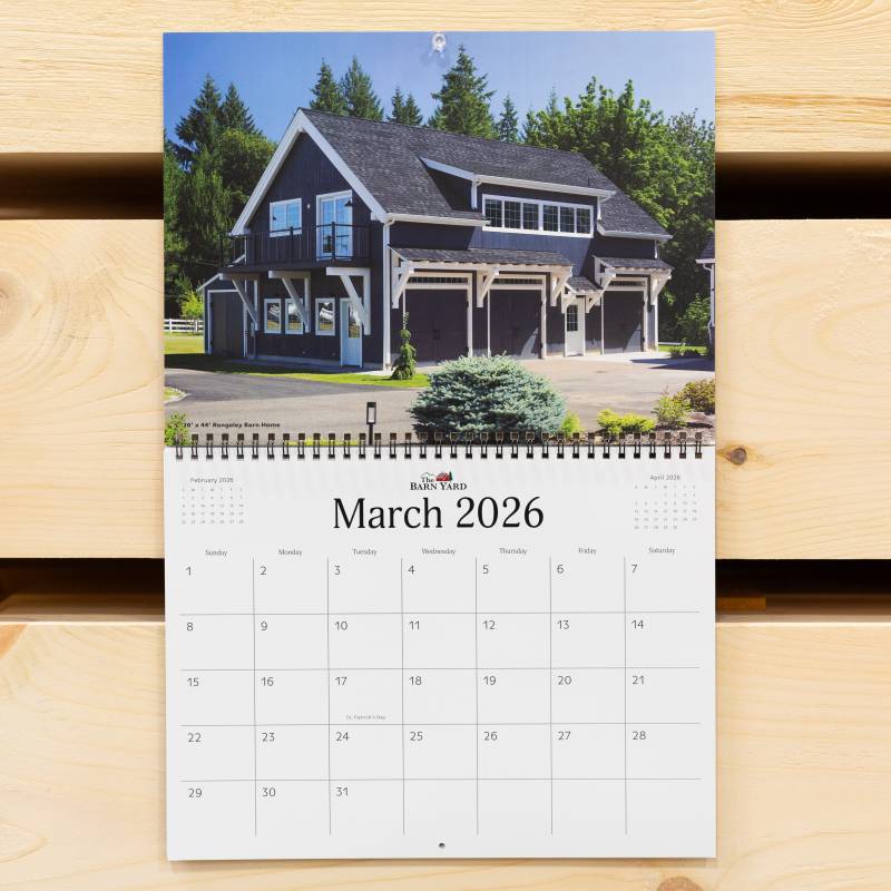 The Barn Yard 2026 Calendar • March