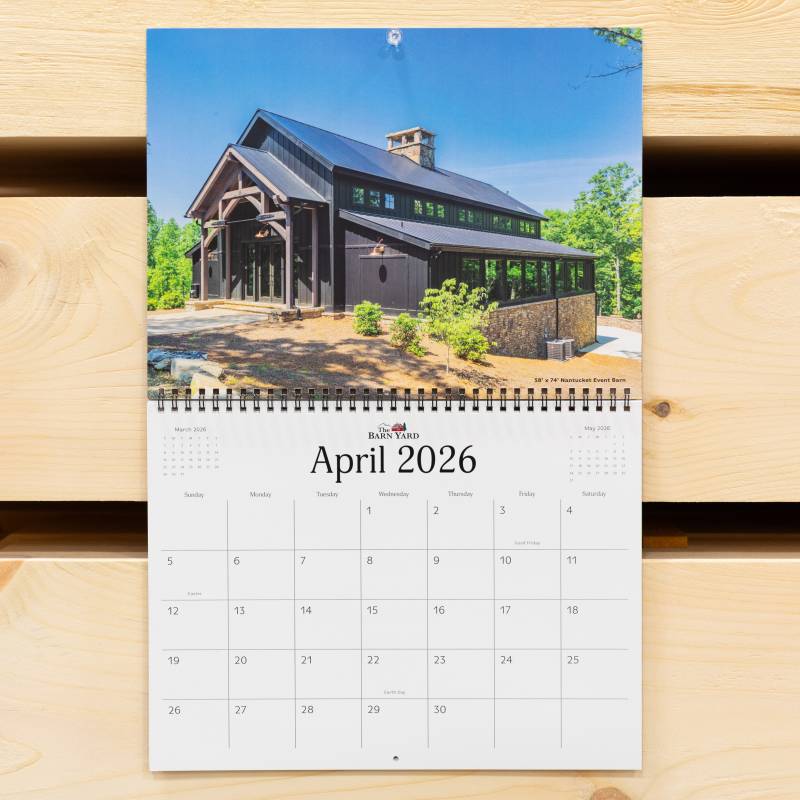 The Barn Yard 2026 Calendar • April