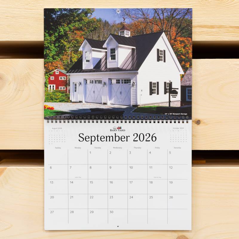 The Barn Yard 2026 Calendar • September