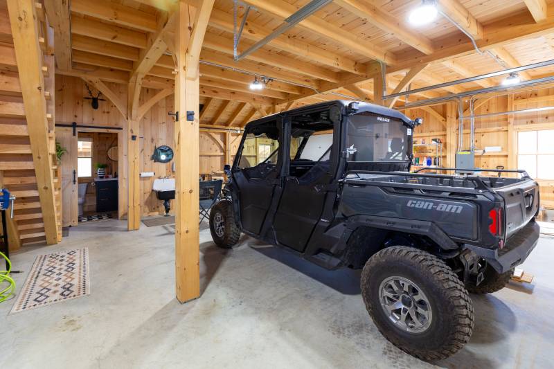 32' x 32' Lenox Carriage Barn Kit First Floor