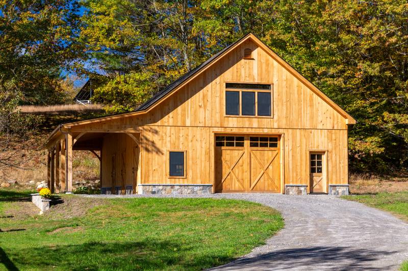 36' x 48' Belmont Saratoga Barn, Andover, NH