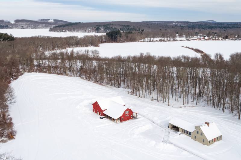 The red barn on the family homestead