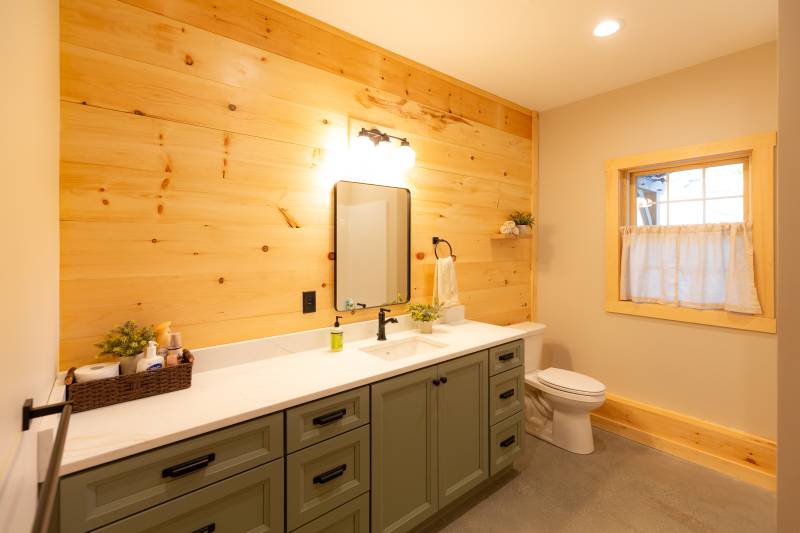 The family barn’s bathroom