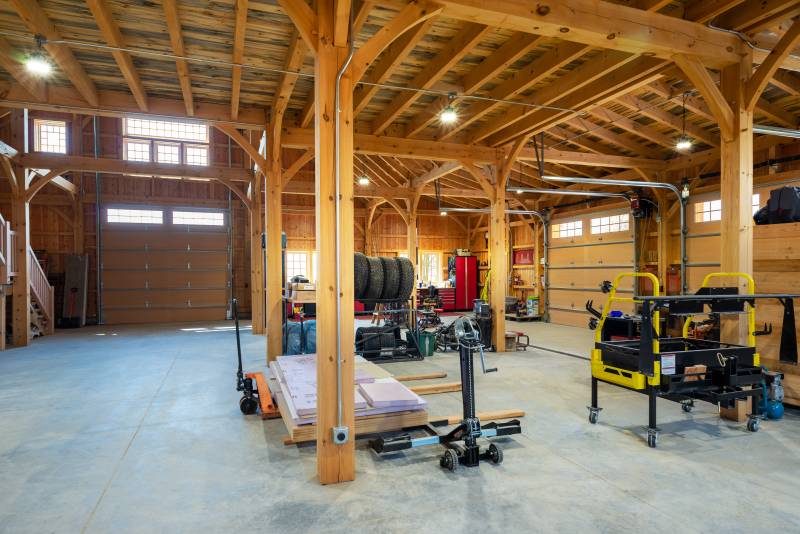 69' x 56' Preakness Saratoga Barn first floor