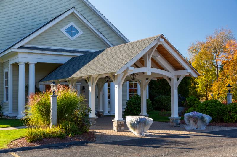 12' x 28' Teton Timber Frame Pavilion, Leominster, MA