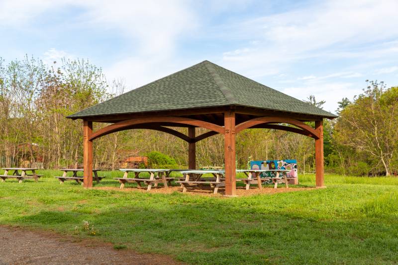 22' x 22' Jackson Timber Frame Pavilion, Enfield, CT
