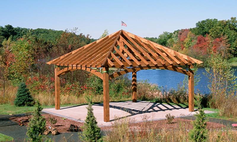 Timber Frame Pavilion Landing Page - Kit