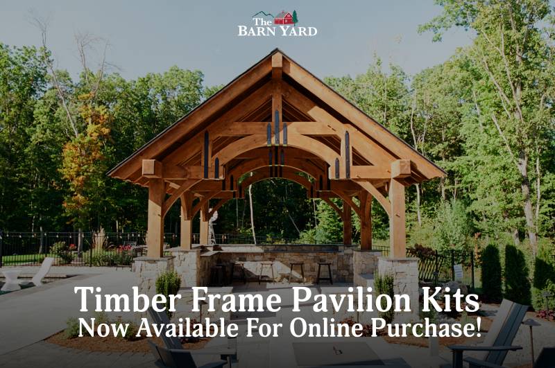 Timber Frame Pavilion Kits Now Available for Online Purchase