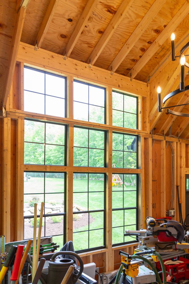 14' x 22' Grand Victorian Cape with 3-Pane Modern Dormer Interior