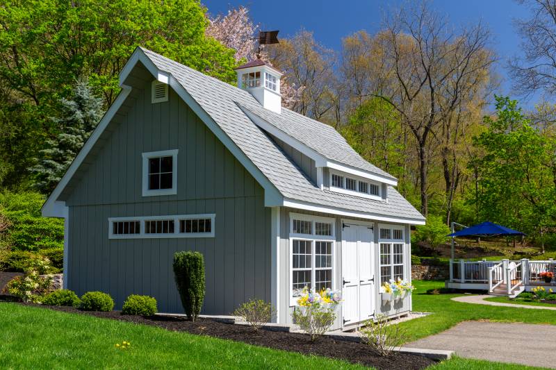 Custom Painted Siding in Wet Pavement by Sherwin Williams