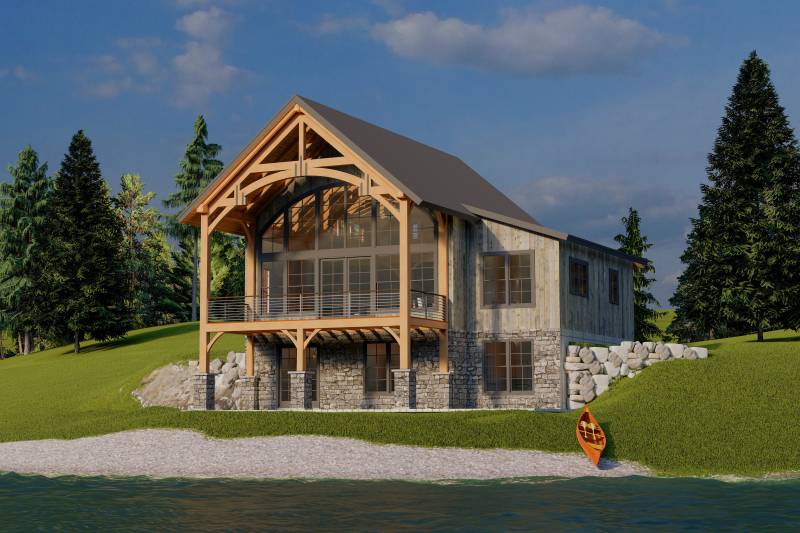 Sunapee Barn Home Shown with Options