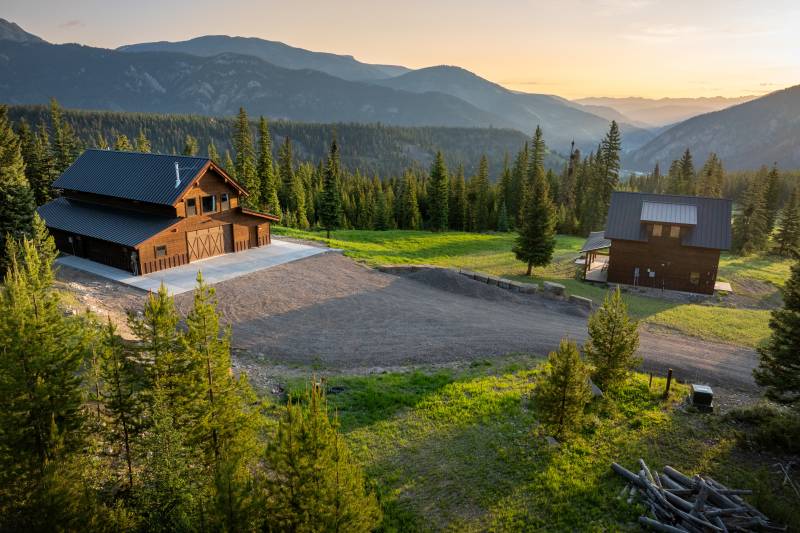 44' x 60' Riverton Monitor Barn and 24' x 30' Plymouth Carriage Barn, Big Sky, MT