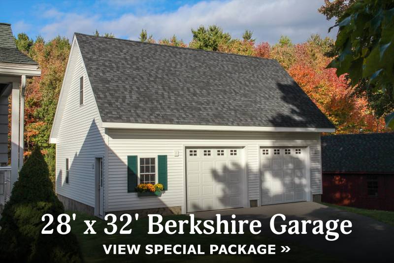 28' x 32' Berkshire Garage - View Special Package