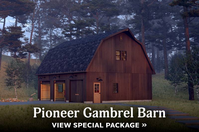 Pioneer Gambrel Barn - View Special Package