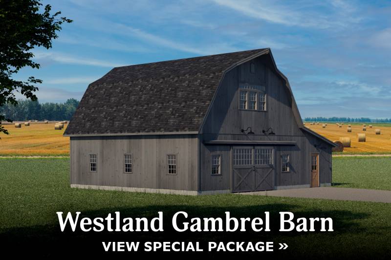 Westland Gambrel Barn - View Special Package