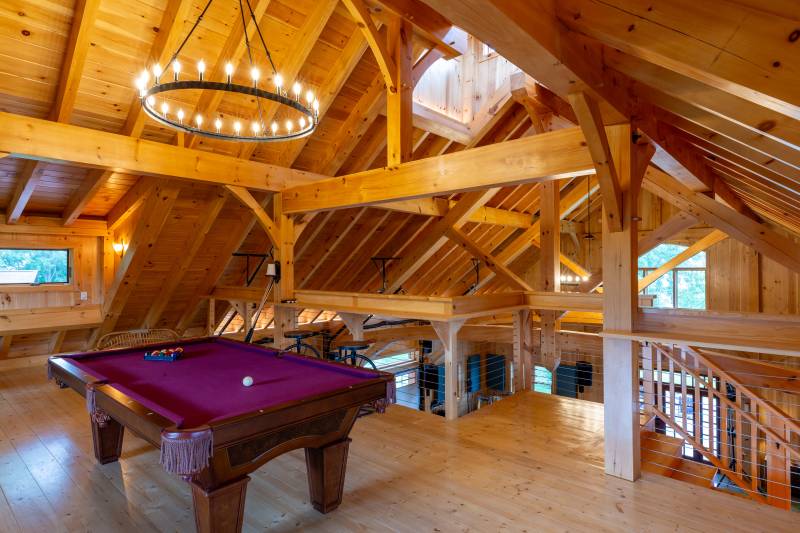 50' x 60' Lexington Saratoga Barn Second Floor Loft