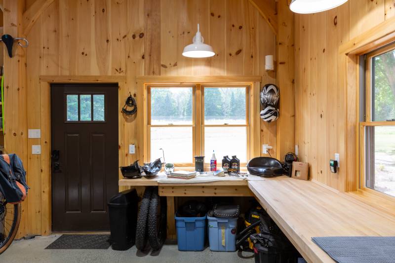 Timber frame workbench