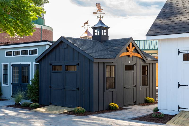 12' x 16' Classic Cape with Reverse Gable Dormer