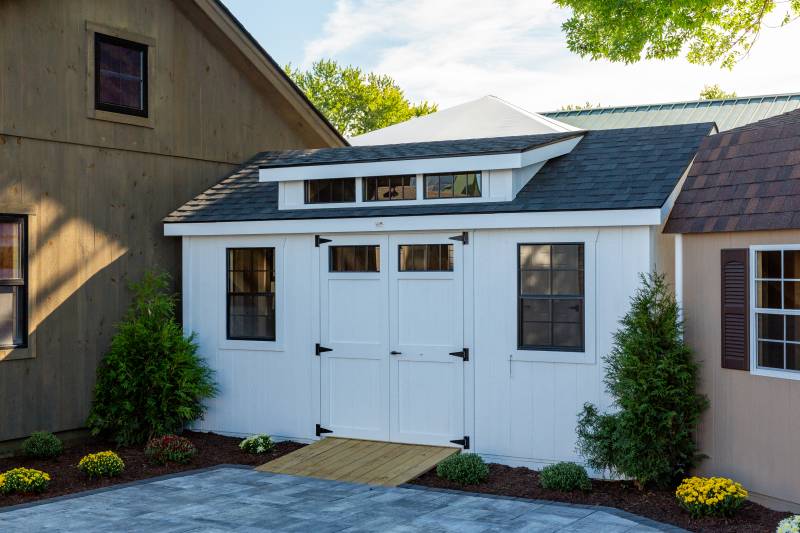 10' x 16' Classic Cape with Transom Dormer
