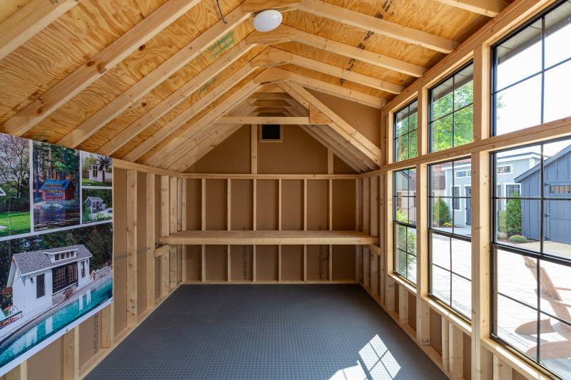 Inside the 10' x 14' Victorian Cottage with Modern Dormer