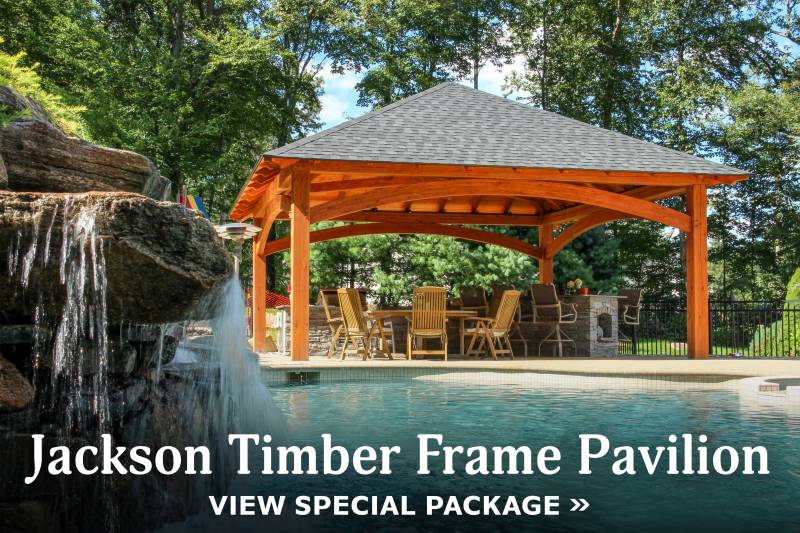 Jackson Timber Frame Pavilion Special Package Button