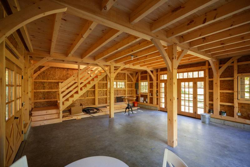 24' x 28' Plymouth Carriage Barn First Floor