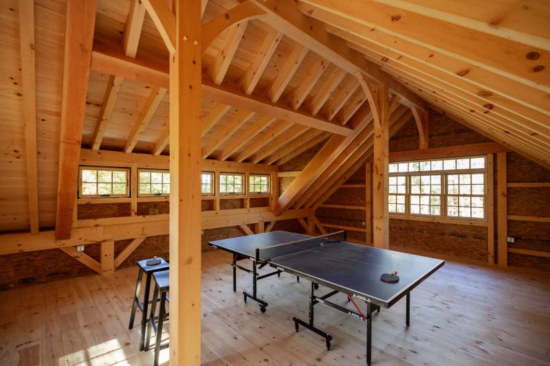 24' x 28' Plymouth Carriage Barn Second Floor Loft