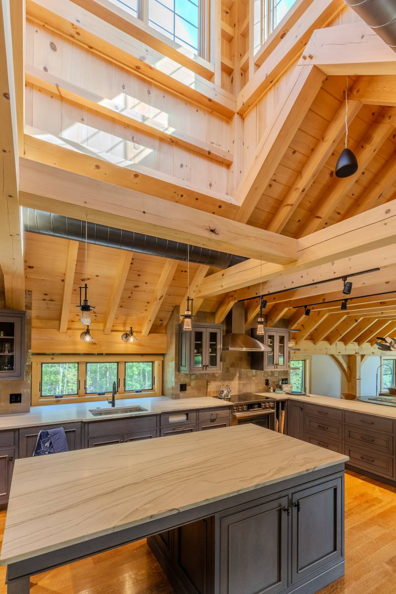 Another angle of the cupola in the kitchen