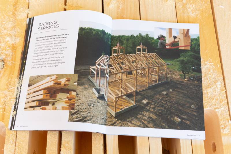 The Barn Yard Timber Frame Kit Catalog 2027 - Raising Services